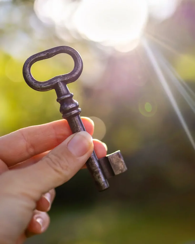 Schlüssel in der Hand